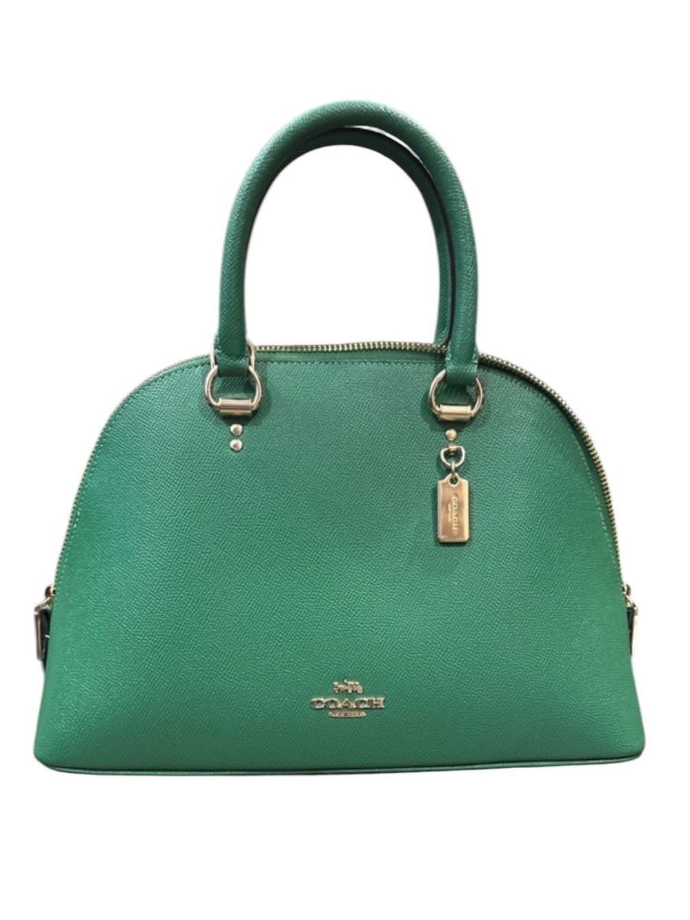 8573 Coach Emerald Dome Satchel Handbag 20839628573